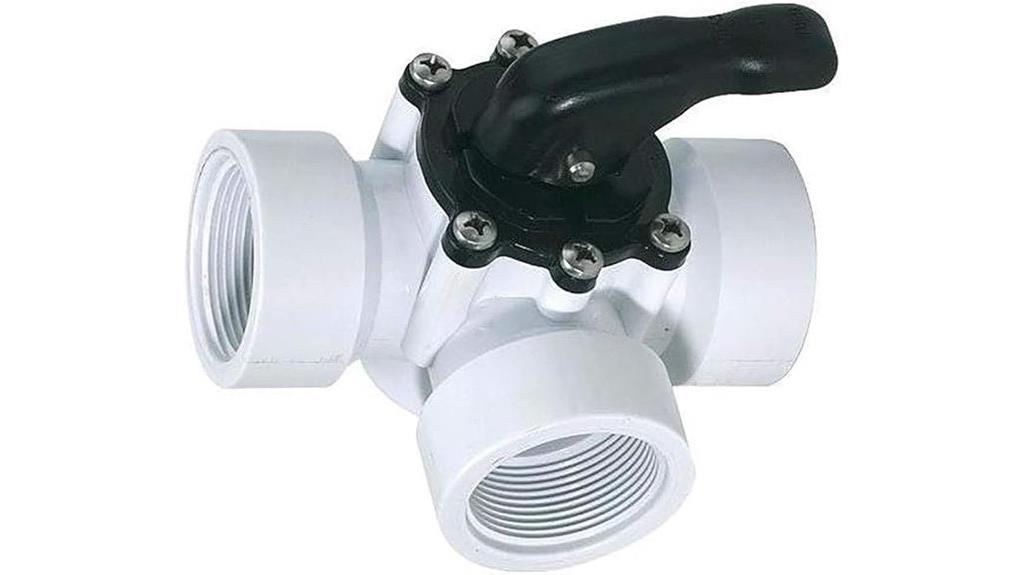 3 way diverter valve threaded