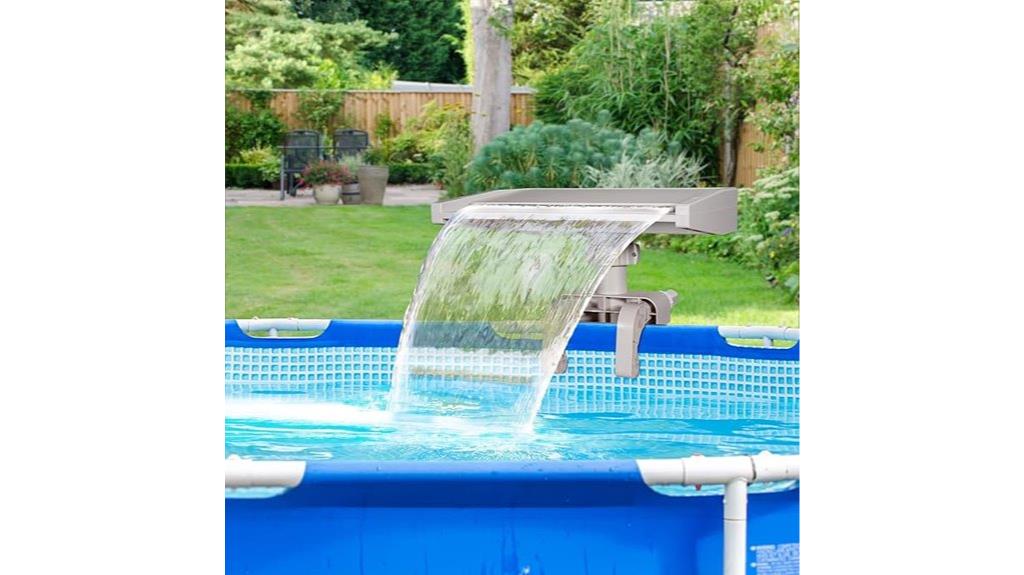 above ground pool fountain