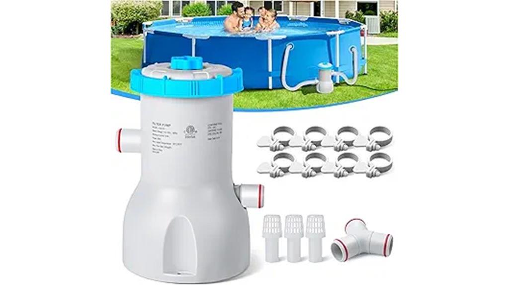 above ground pool pump