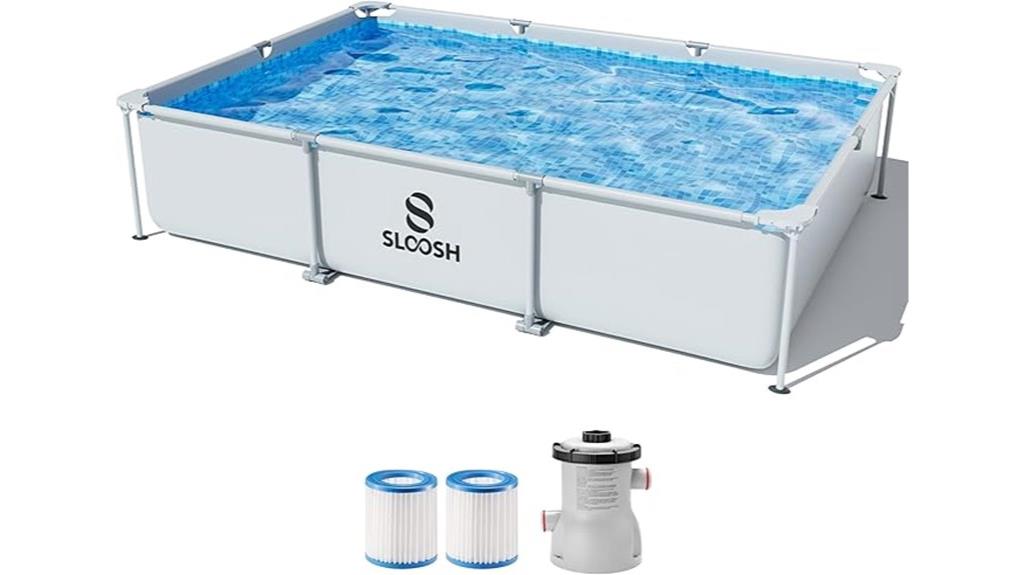 above ground pool set