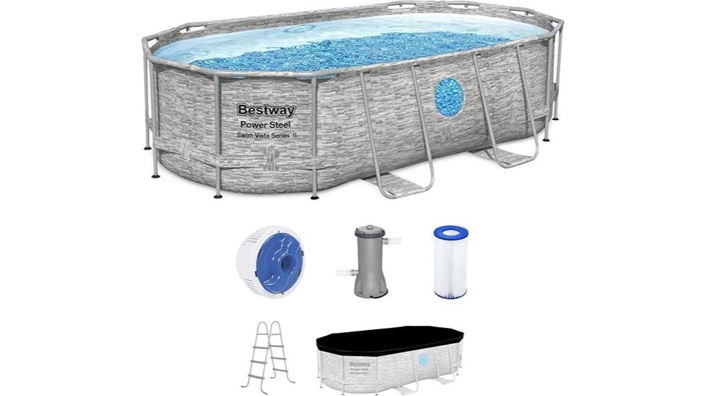 above ground pool set