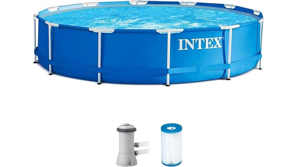 above ground pool set