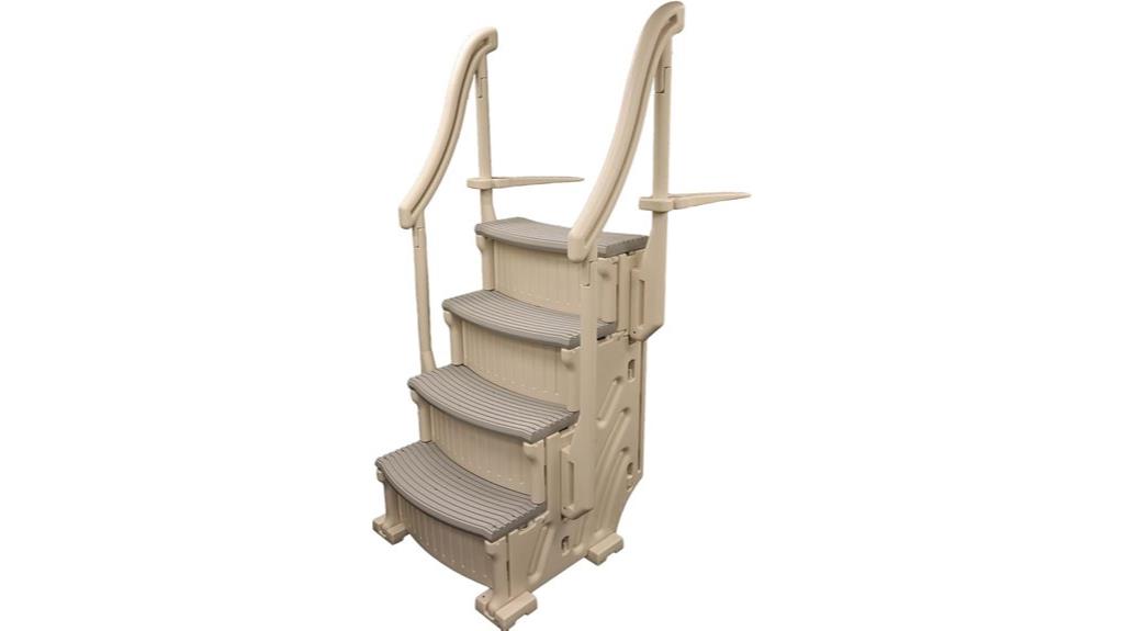 above ground pool steps