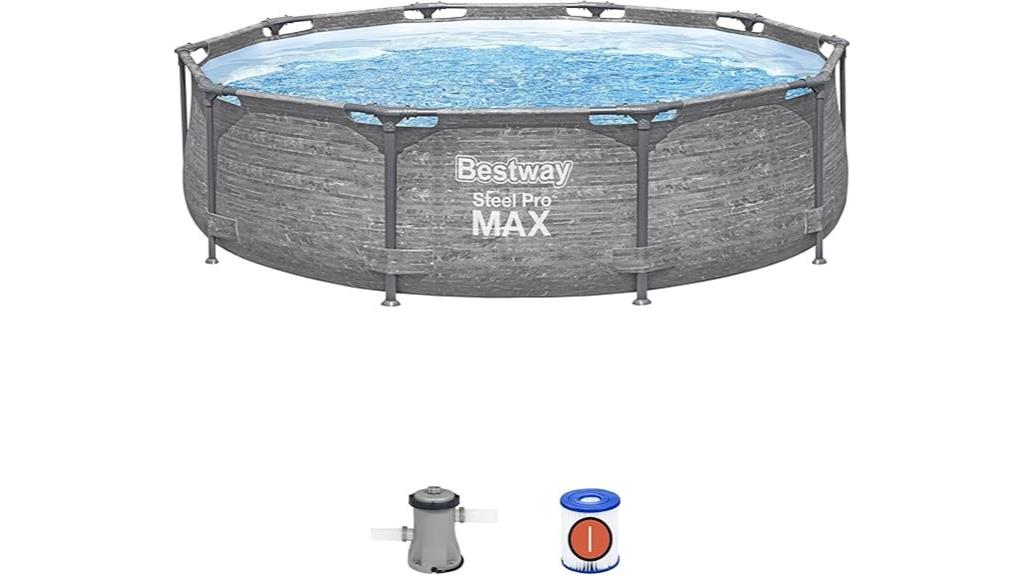 above ground swimming pool