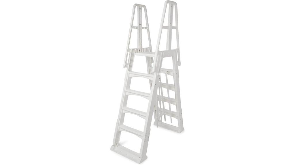 adjustable above ground ladder