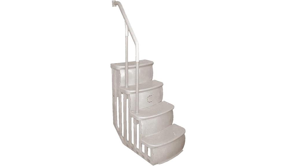 adjustable above ground steps
