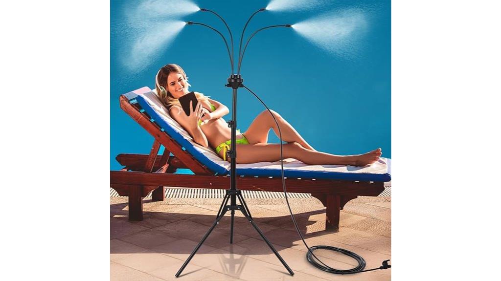 adjustable outdoor misting system