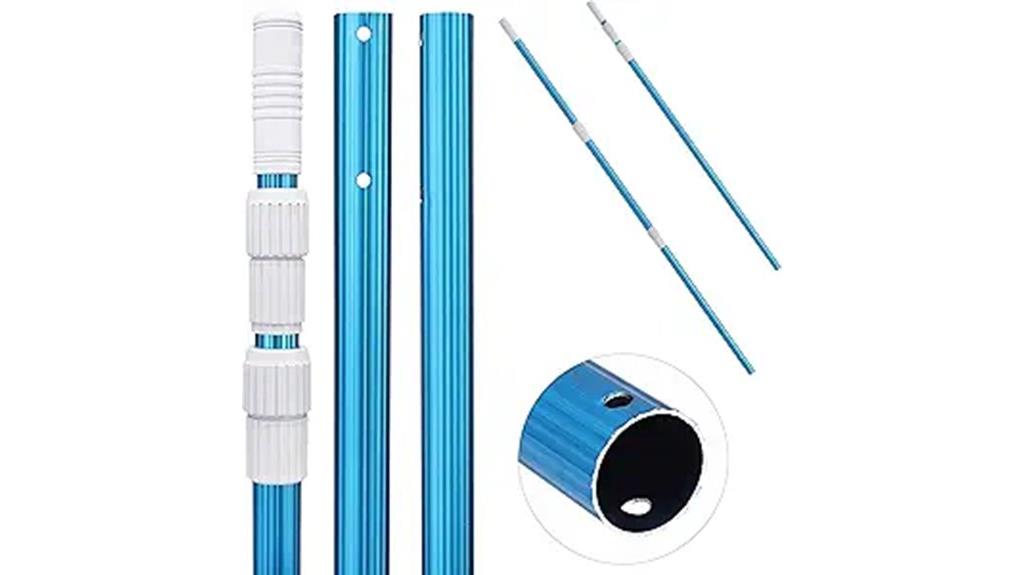 adjustable telescopic pool pole
