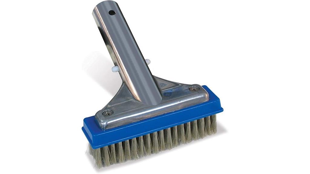 aluminum backed pool algae brush