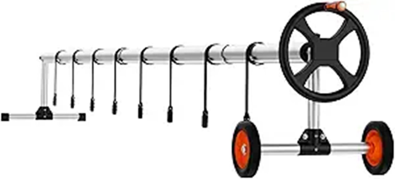 aluminum solar cover reel