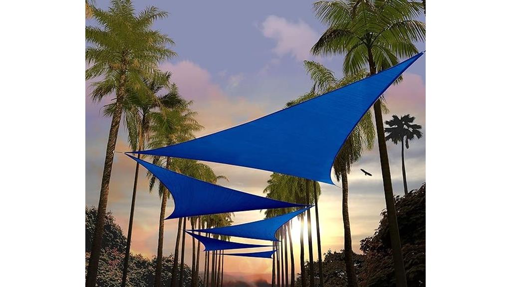 amgo blue triangle sail