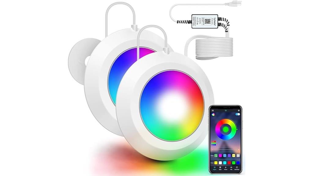 app controlled led pool lights