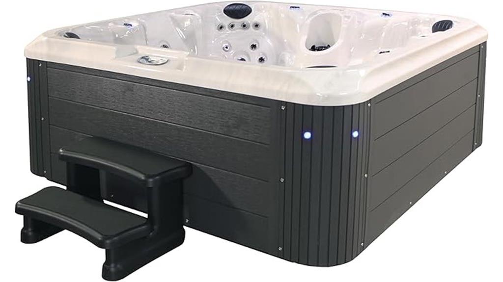 aqualife four person hot tub