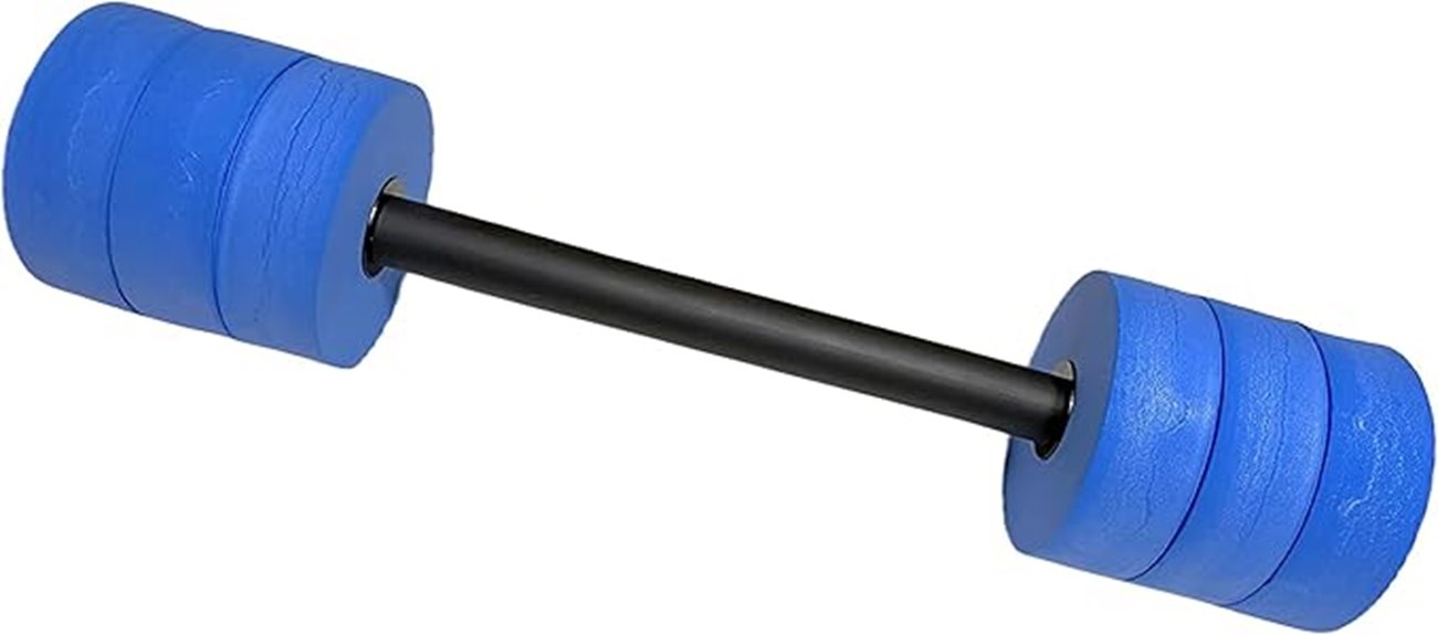 aquatic dumbbell set for swimming