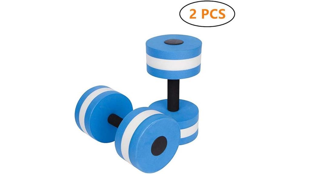 aquatic exercise dumbbell set