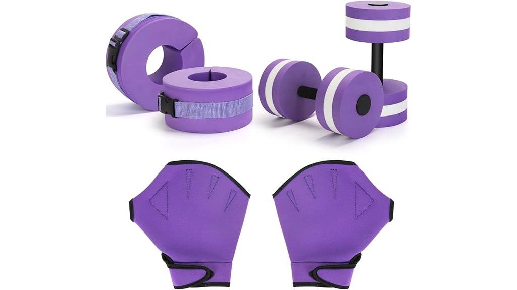 aquatic exercise equipment set