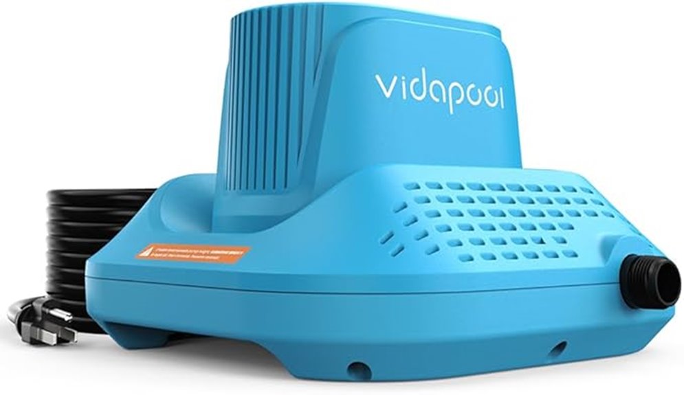 automatic pool cover pump