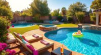 backyard spool pools relaxation