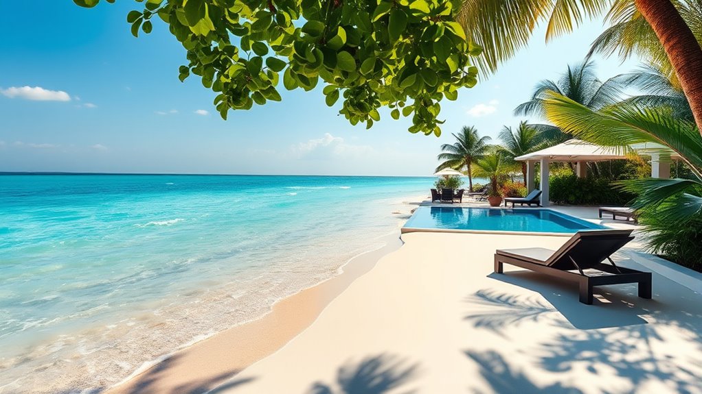 beach entry pool design