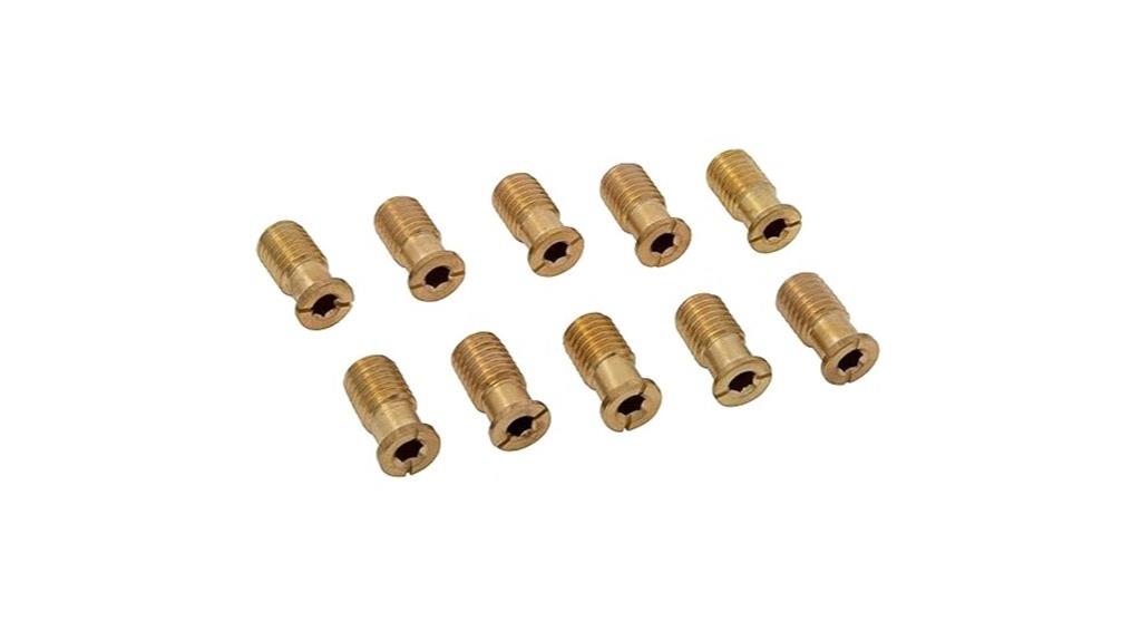brass anchor screws pack