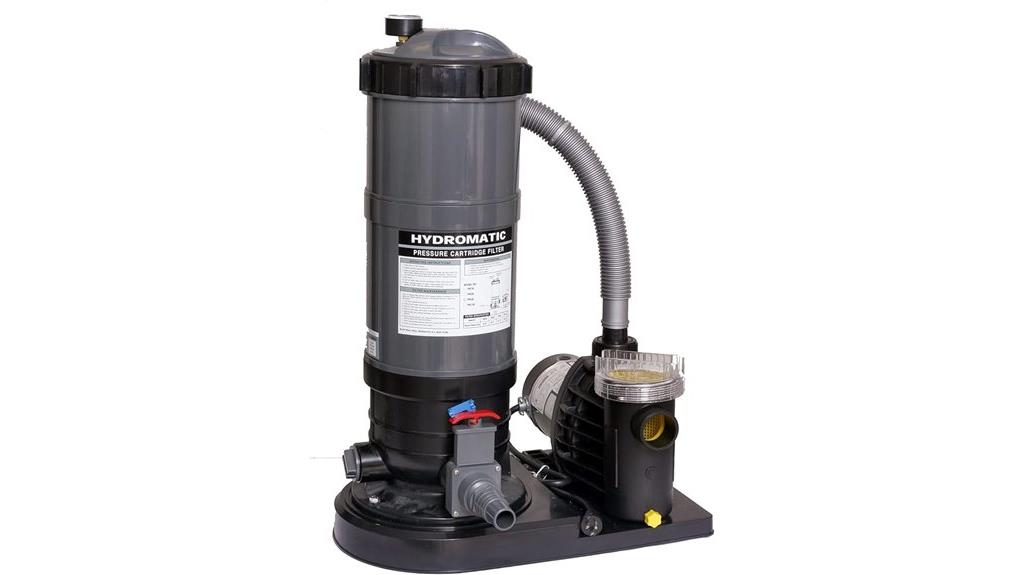 cartridge filter pump system