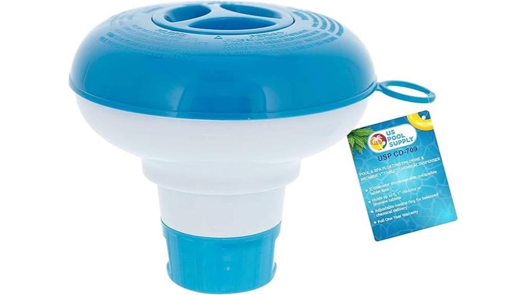 chlorine bromine tablet dispenser