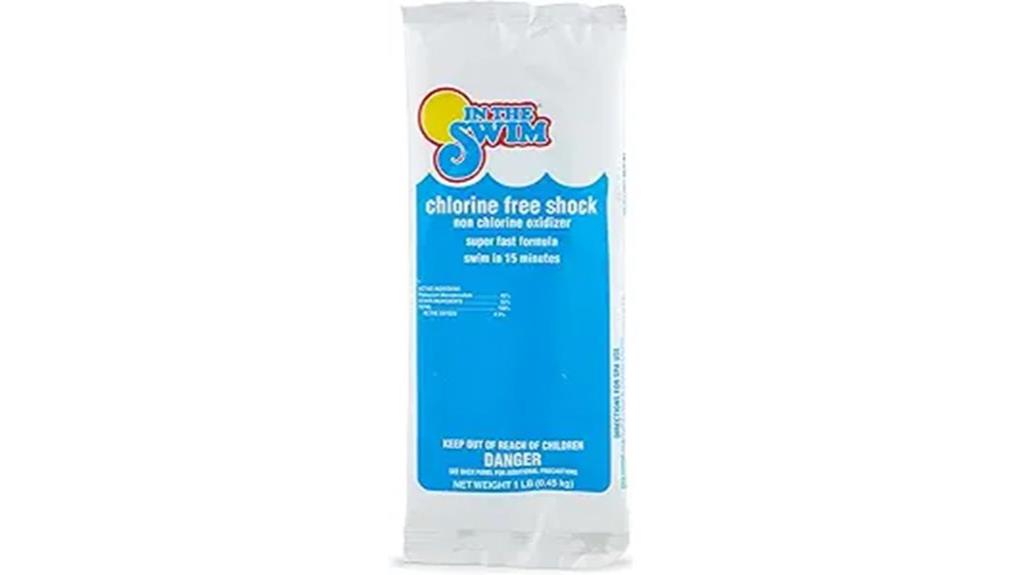 chlorine free pool shock bags
