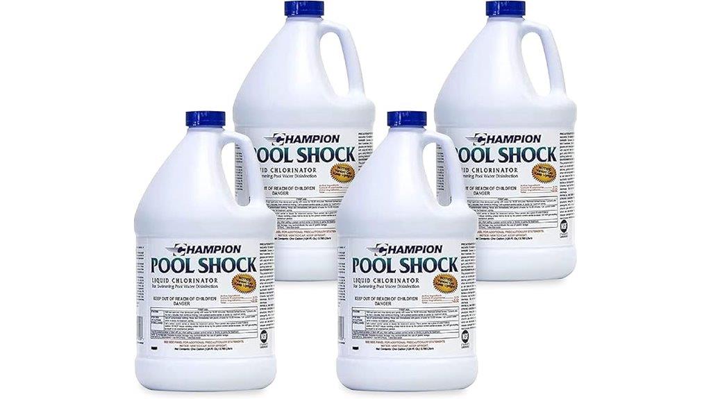 chlorine pool shock treatment