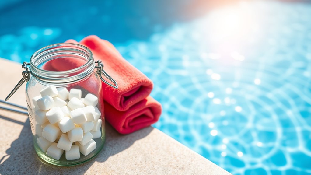 chlorine tablets for pool maintenance