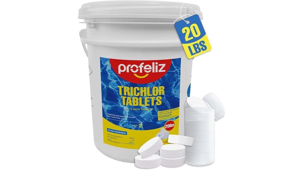 chlorine tablets for pools