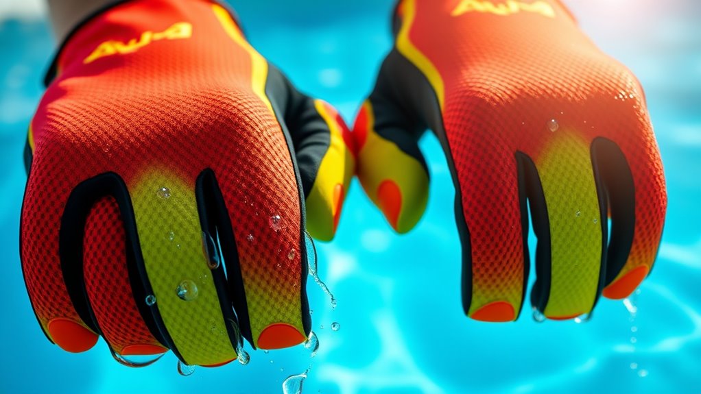 choosing aqua fitness gloves