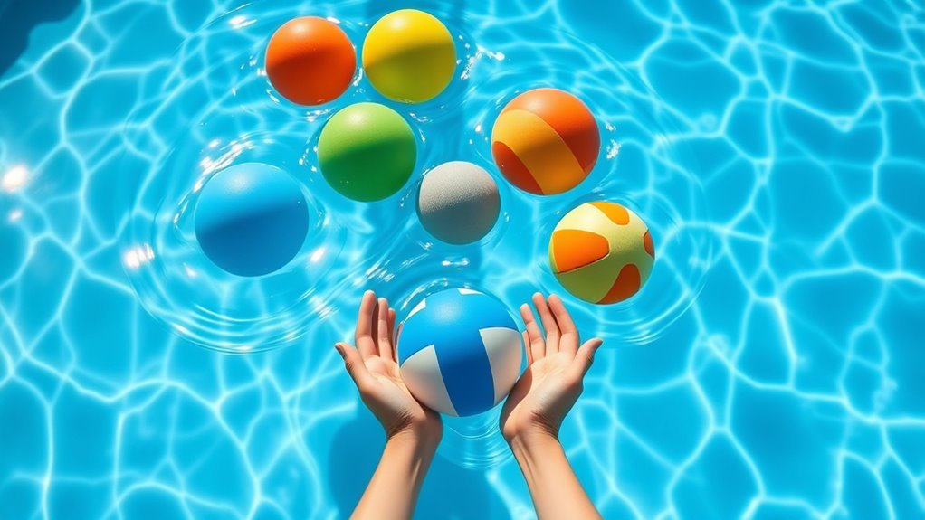choosing aquatic therapy balls