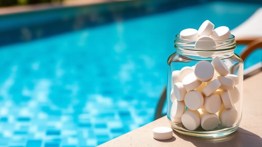 choosing low chlorine pool tablets