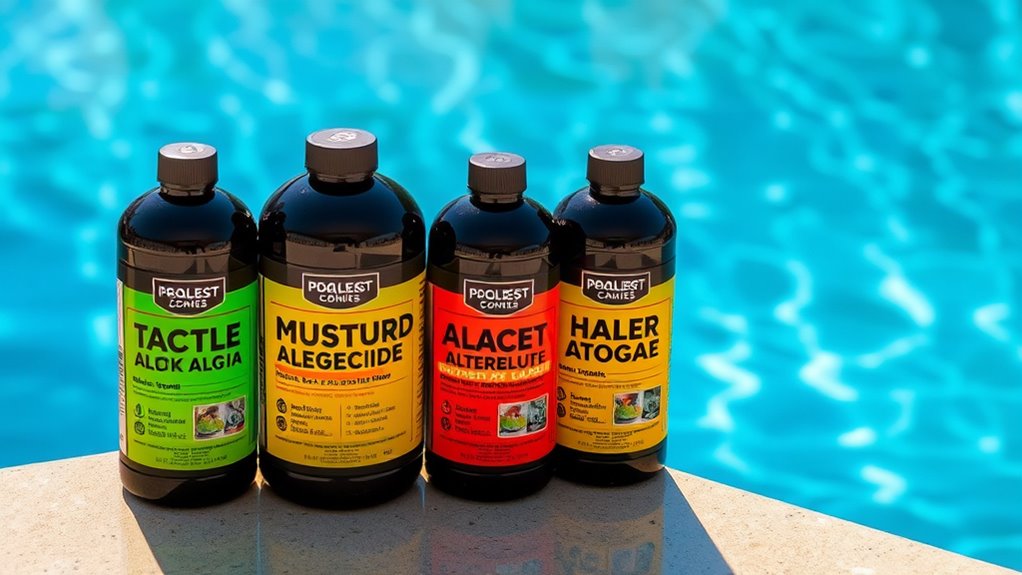 choosing pool algaecides wisely