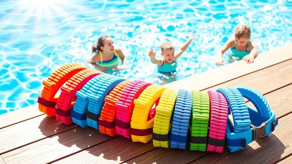 choosing pool flotation belts