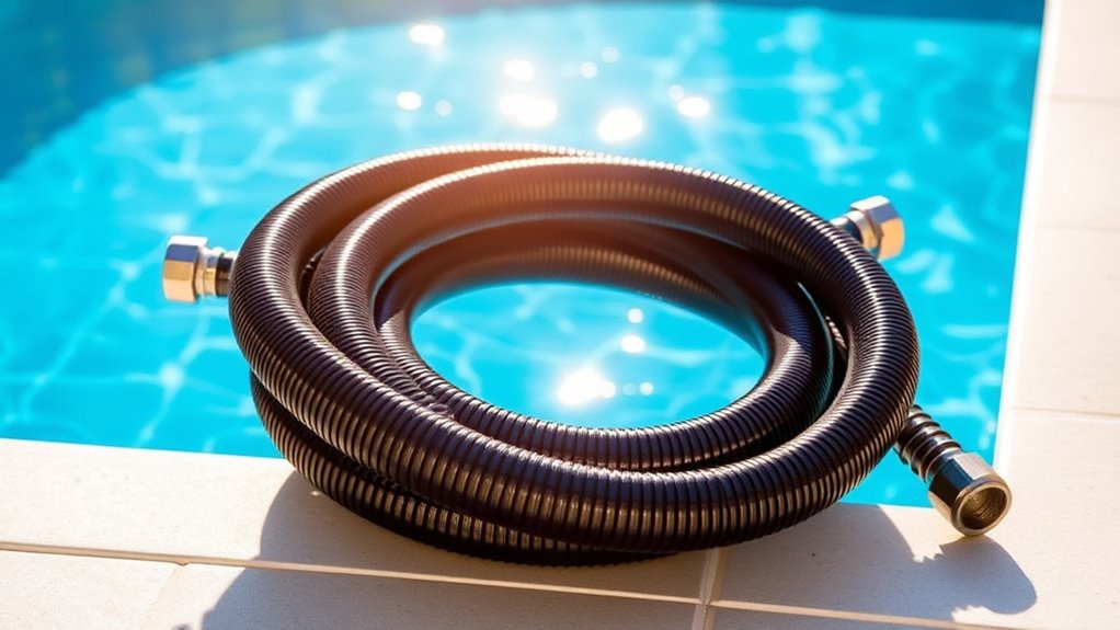 choosing pool heater hoses