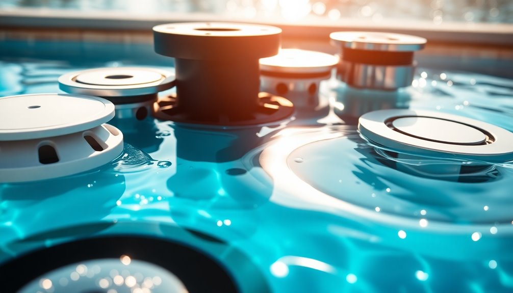 choosing pool skimmer weirs