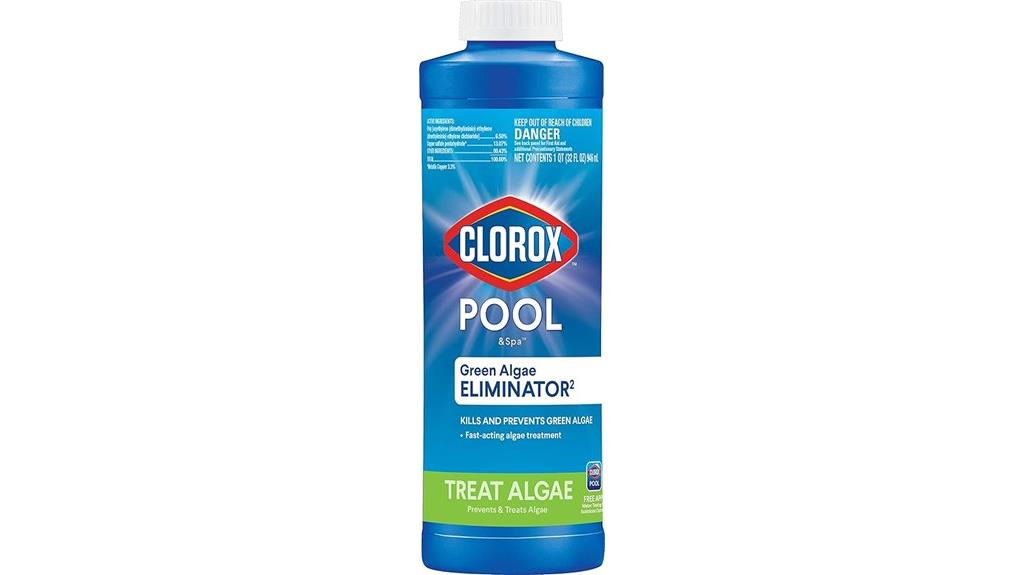 clorox pool algaecide quart