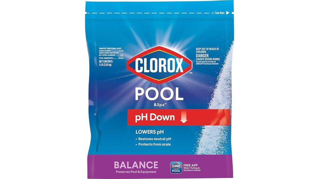 clorox pool ph reducer