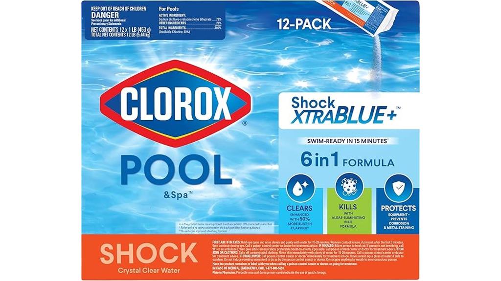 clorox pool shock treatment