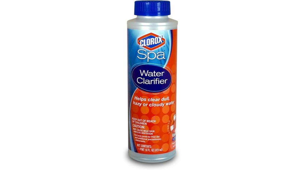 clorox spa water treatment