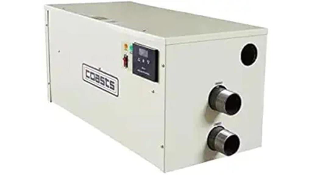 commercial pool heater 480v