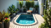 compact pools for small spaces