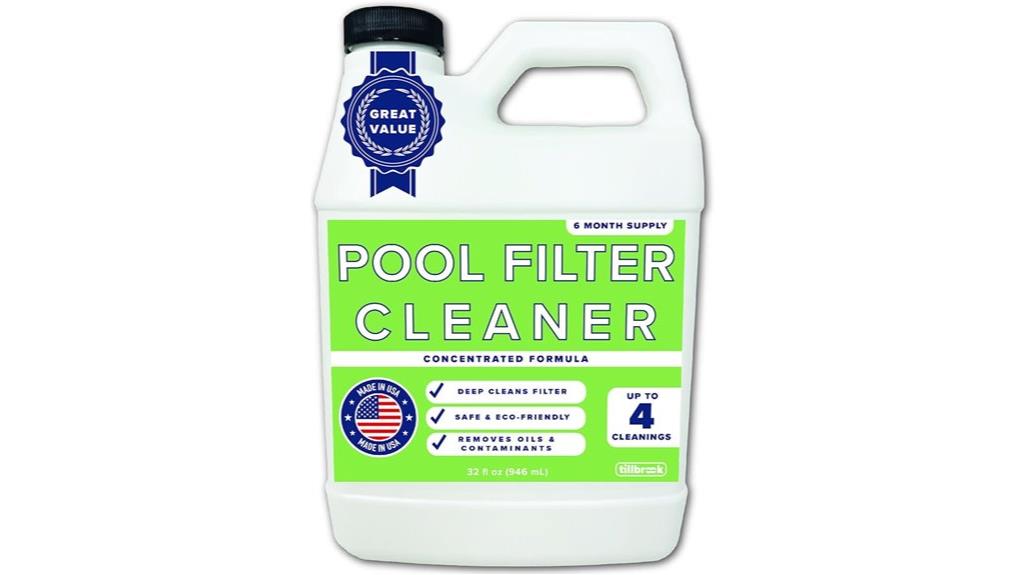 concentrated pool filter cleaner
