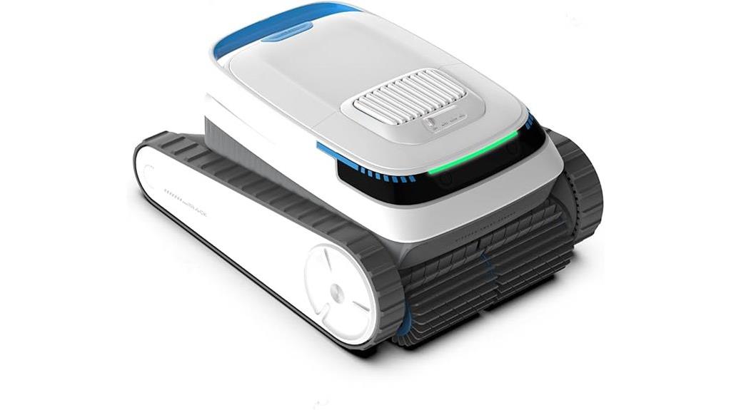 cordless robotic pool vacuum
