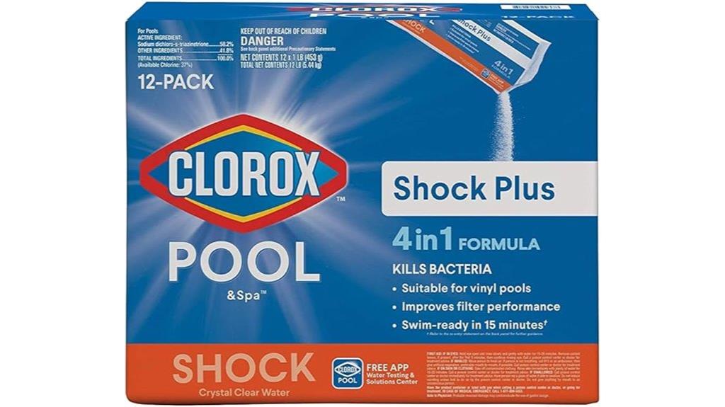 crystal clear pool shock