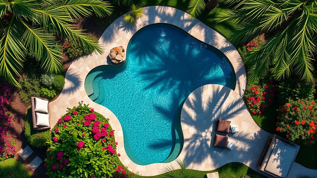 custom pools and landscaping integration