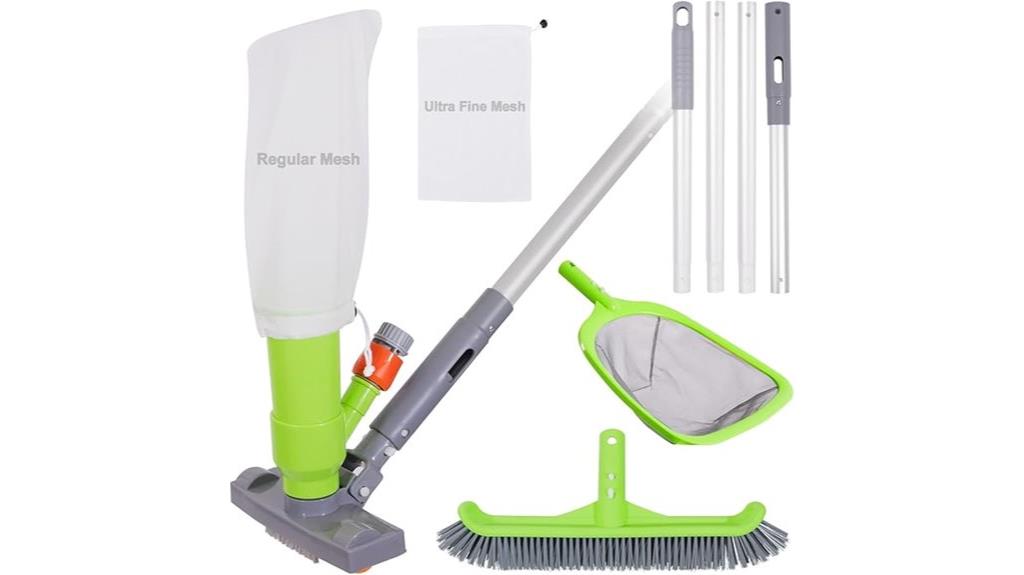 deluxe pool cleaning kit