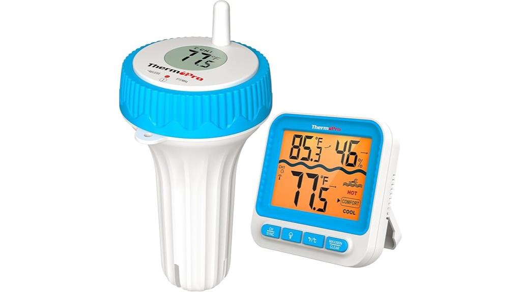 digital thermometer for pools