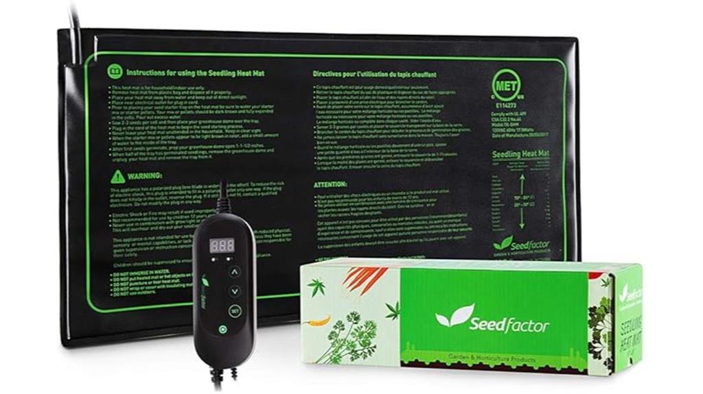 digital thermostat seed mat